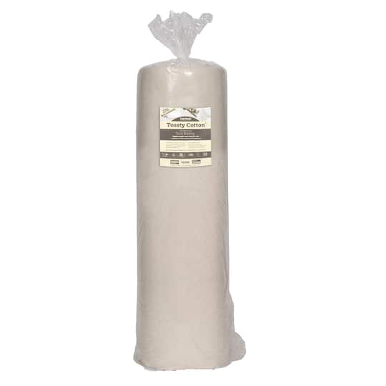 Toasty Cotton™ Natural Cotton Quilt Batting, 90" x 25yd.